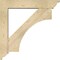 Ekena Millwork Westlake Traditional Rough Sawn Bracket w/ Offset Brace, Douglas Fir, 6"W x 30"D x 30"H BKT0604X30X30WTL01RDF - alternate 2